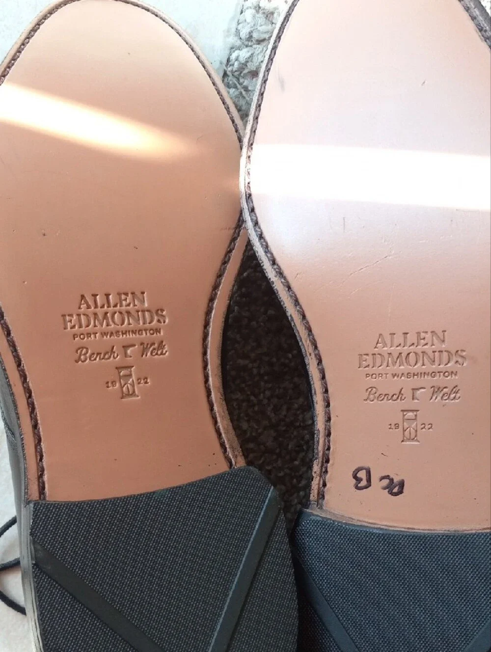 Allen Edmonds Black Cap-Toe Oxford with Brogue Detail
